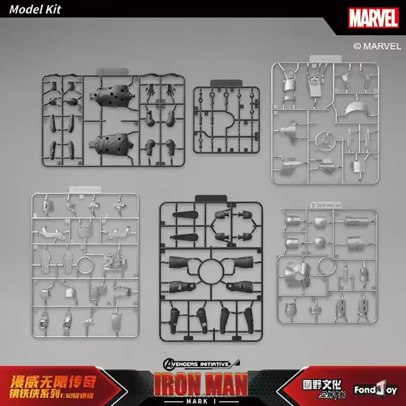 Caliente Fondjoy Marvel IronMan MK3 ensamblar juguetes Iron Man modelo 15cm Material ABS 1/12 escala figuras de acción juguetes niño regalos de cumpleaños