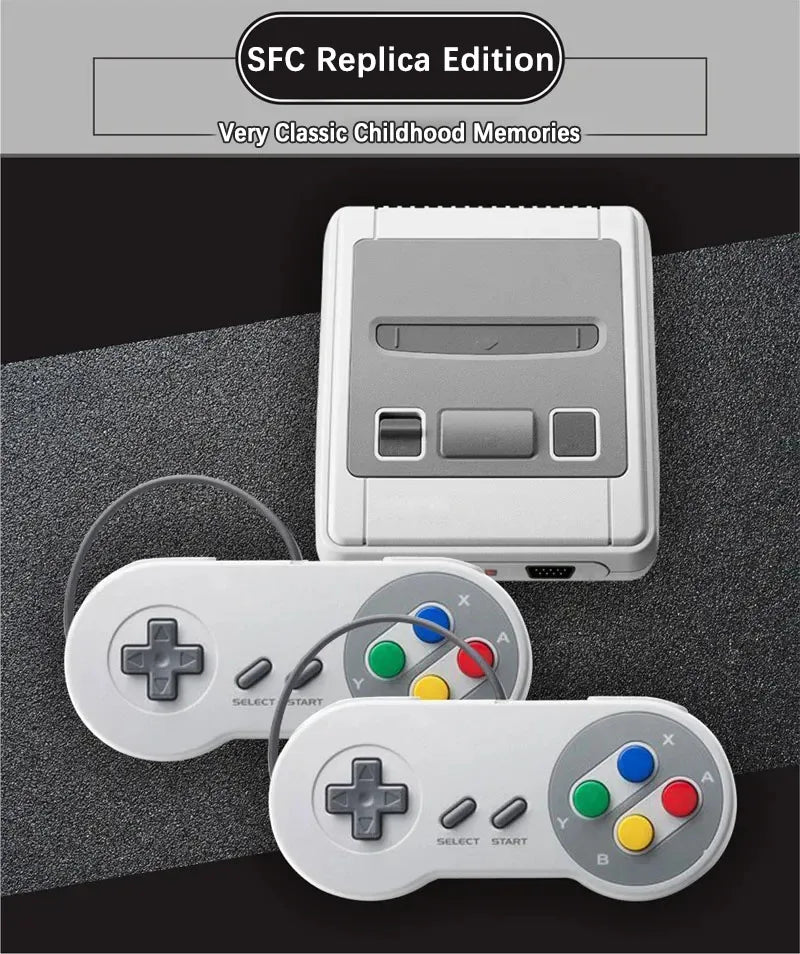 Mini consola de videojuegos Retro SFC621, 4K, HDMI, para SNES Home Came, juego SFC620 integrado con mando con cable, regalos para niños