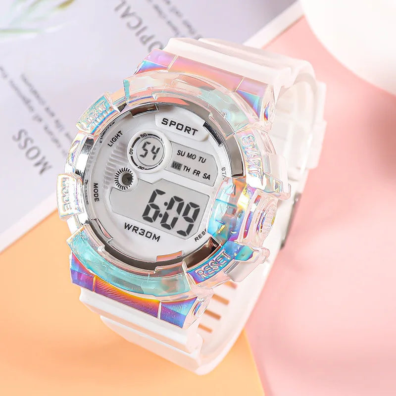 Reloj Digital LED Infantil Deportivo con Alarma