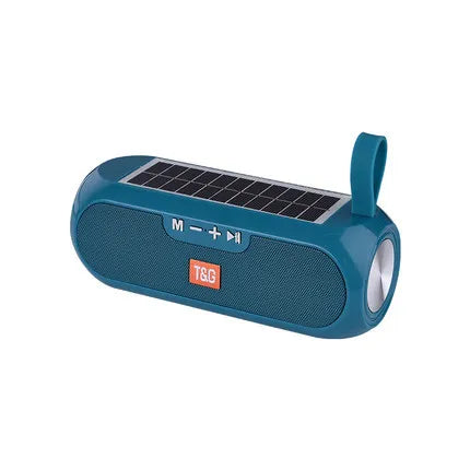 Parlante Bluetooth Portátil Solar con Radio FM – T&G TG182