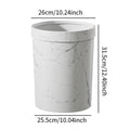 Bote de basura de grano de madera de imitación, contenedor de basura creativo para alimentos, basura para sala de estar, dormitorio, baño, cocina