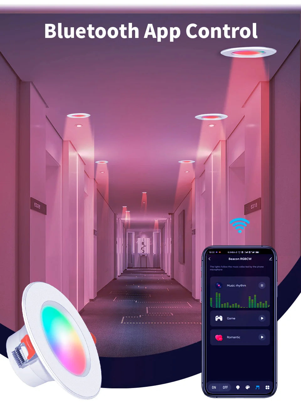 Foco LED Regulable WiFi Zigbee Compatible con Alexa