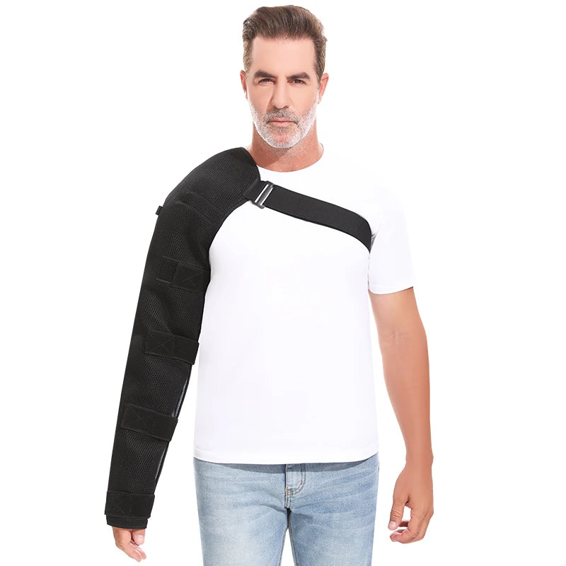 Almohadilla Térmica de Brazo con Masajeador Vibratorio para Alivio del Dolor