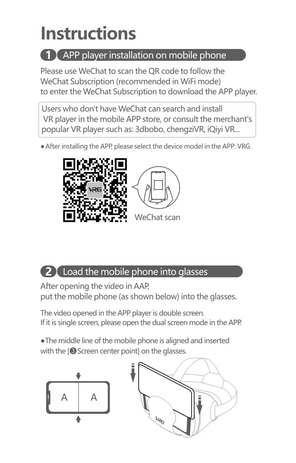 VRG Pro gafas de realidad Virtual VR dispositivos de auriculares Viar gafas de casco 3D lentes inteligentes para teléfono inteligente juego de teléfono móvil
