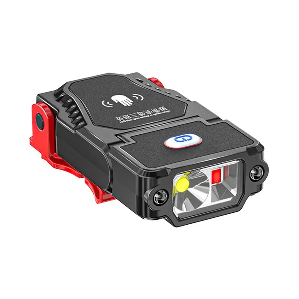 Faro LED Recargable USB con Sensor de Movimiento para Camping