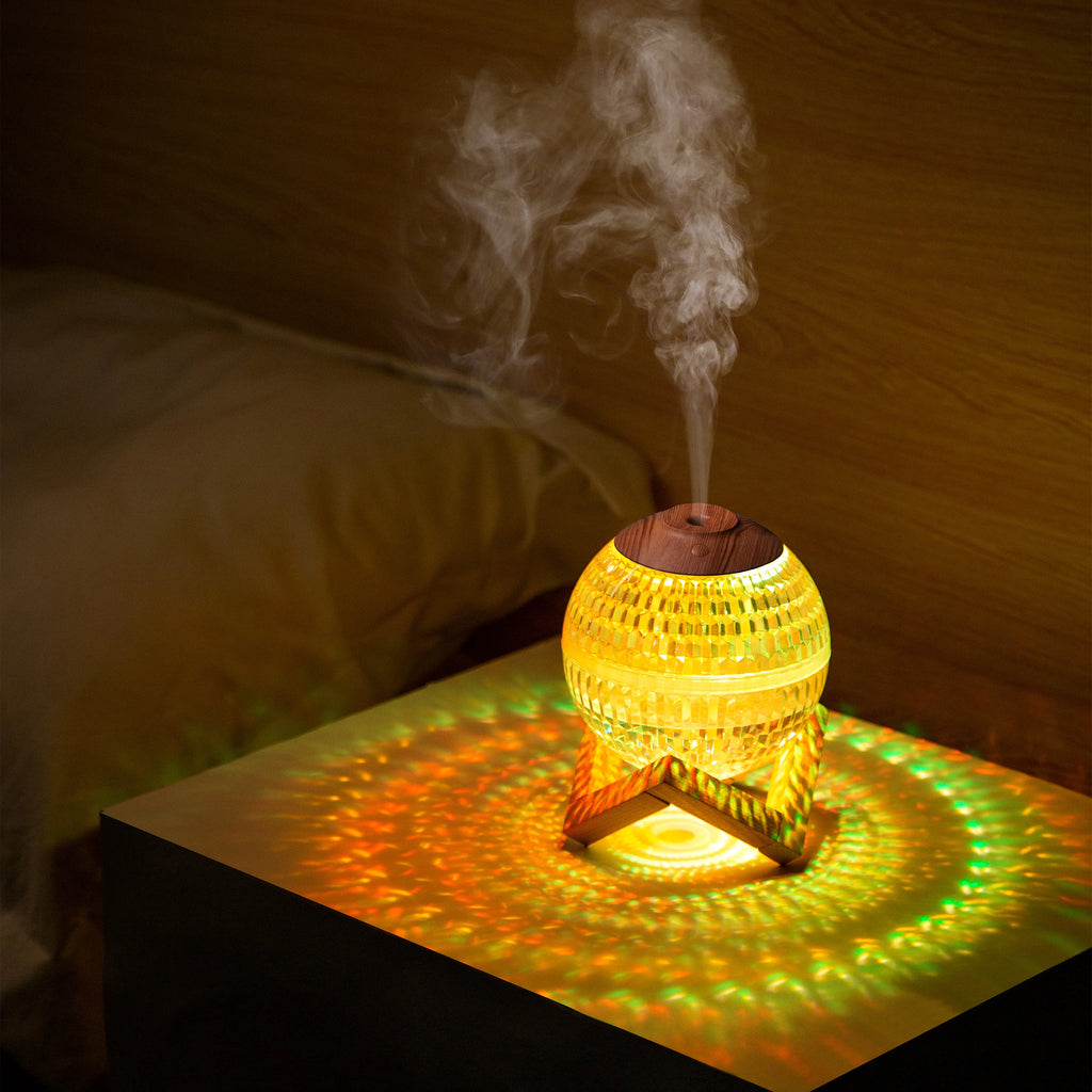Humidificador de Bola de Cristal con Luz Nocturna