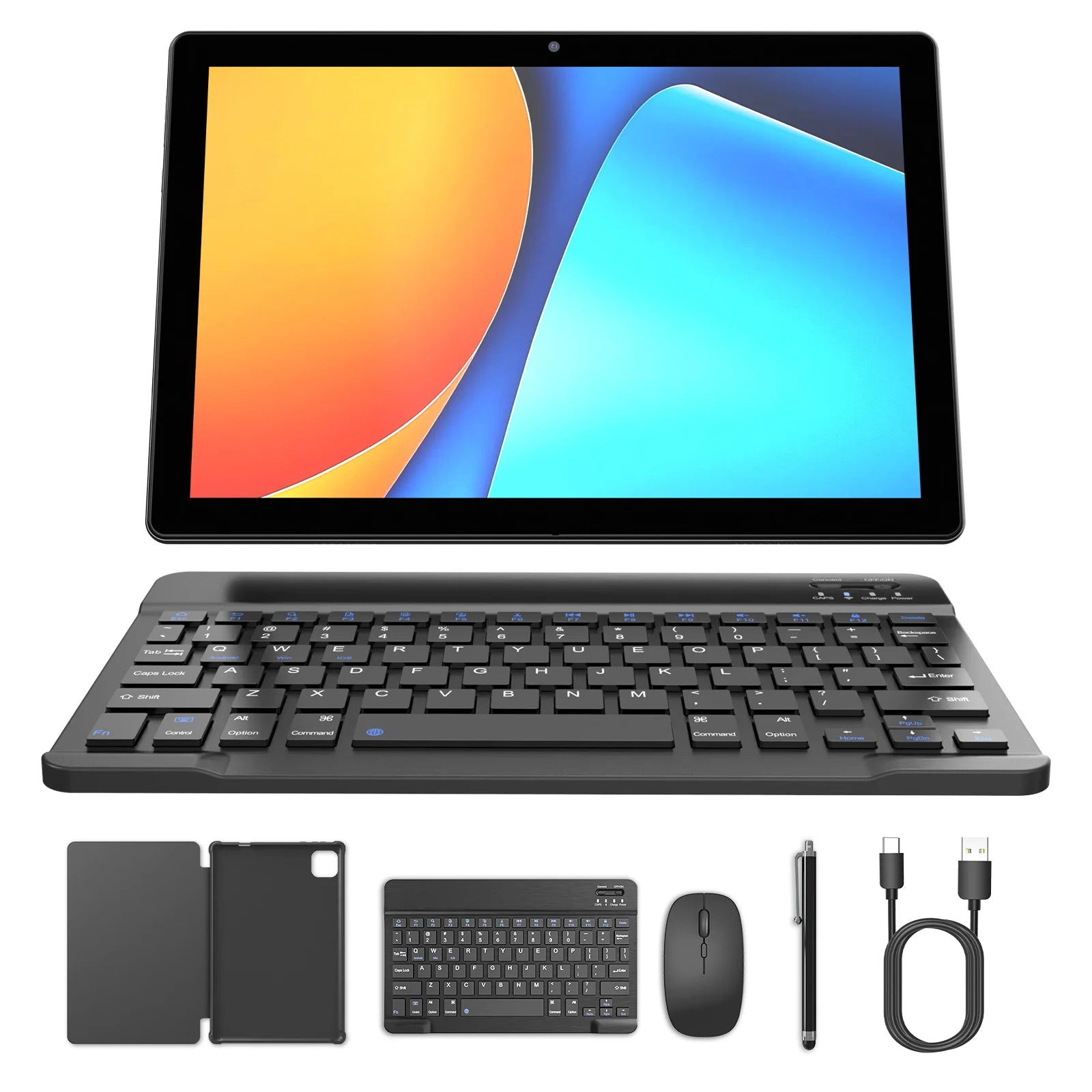Tablet Android 15 BAKEN 10 pulgadas 12GB RAM 64GB Quad Core WiFi 5G