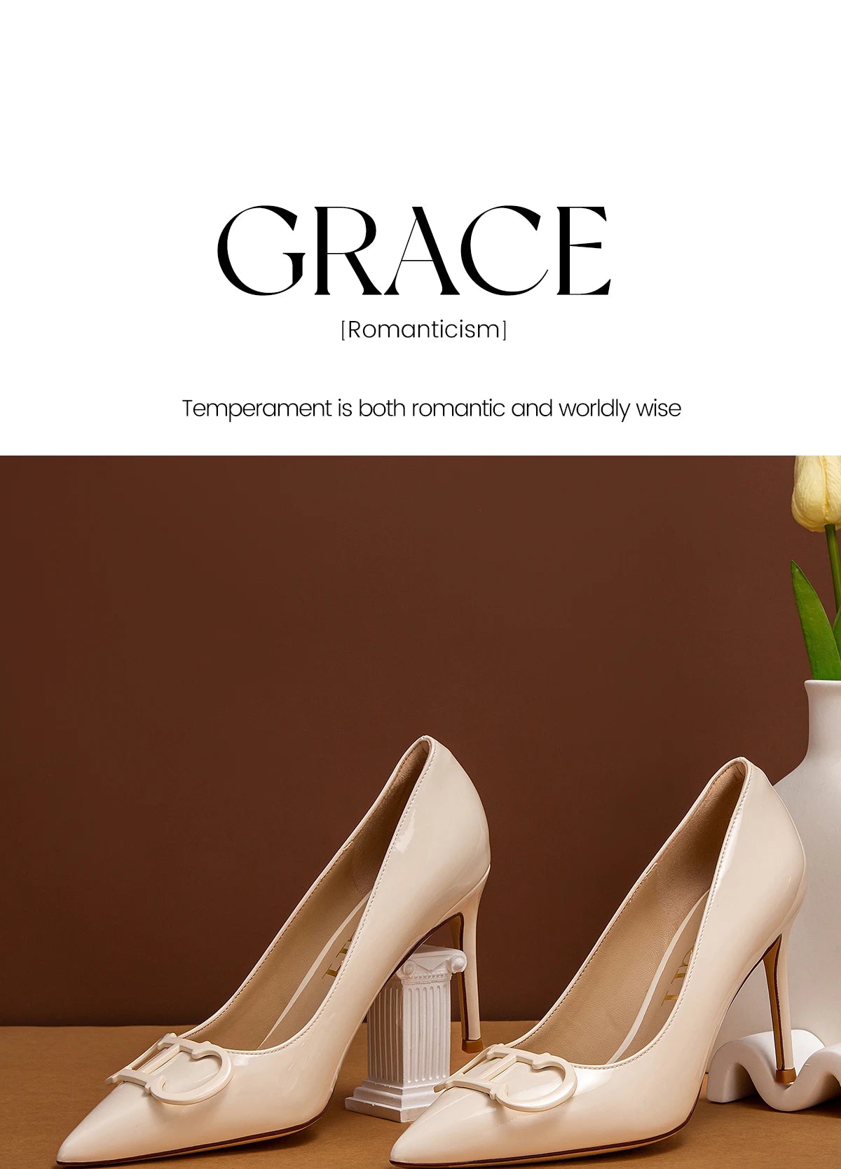 Zapatos de Tacón Alto para Mujer con Hebilla y Punta Fina 9 cm