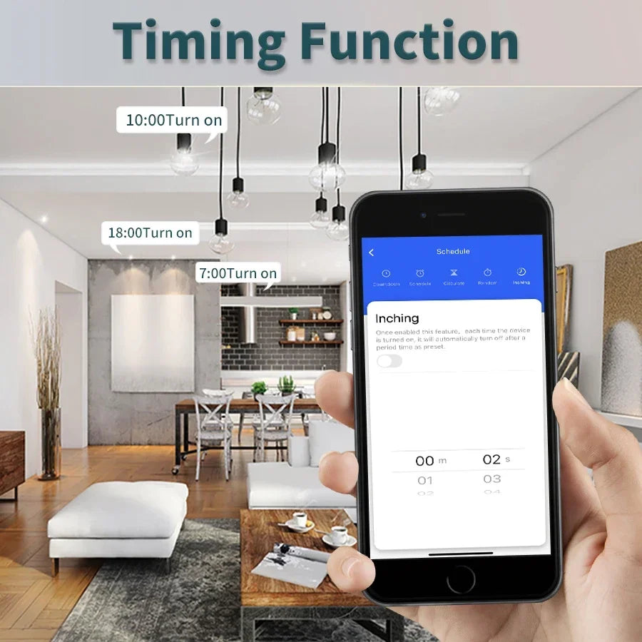 Interruptor WiFi Inteligente Tuya para Iluminación LED