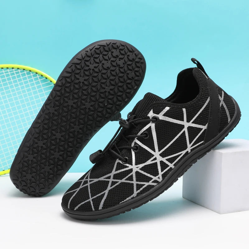 Zapatos informales transpirables para hombre, zapatos de agua ligeros antideslizantes Unisex, zapatos vulcanizados flexibles para mujer, zapatos de senderismo al aire libre 2025