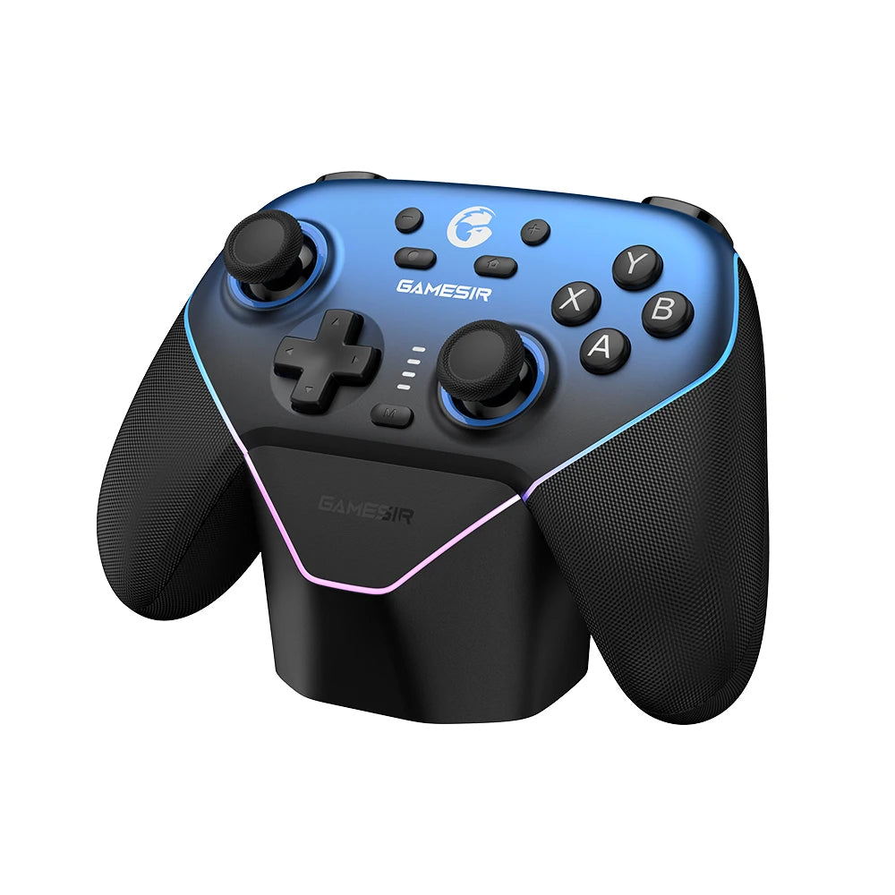 Gamepad GameSir Super Nova Bluetooth con base de carga controlador de juegos inalámbrico para Nintendo Switch 2 iPhone Android teléfono PC