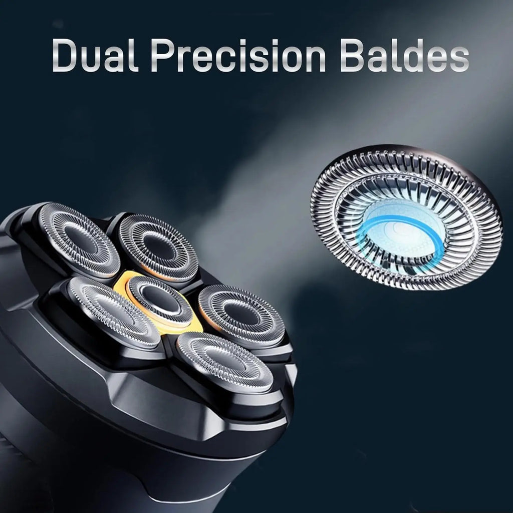 Cuchilla de Repuesto para Afeitadora FK-8750, Cabezal de Afeitado Magnético 6D, Cuchilla de Acero Inoxidable Impermeable para Afeitadoras