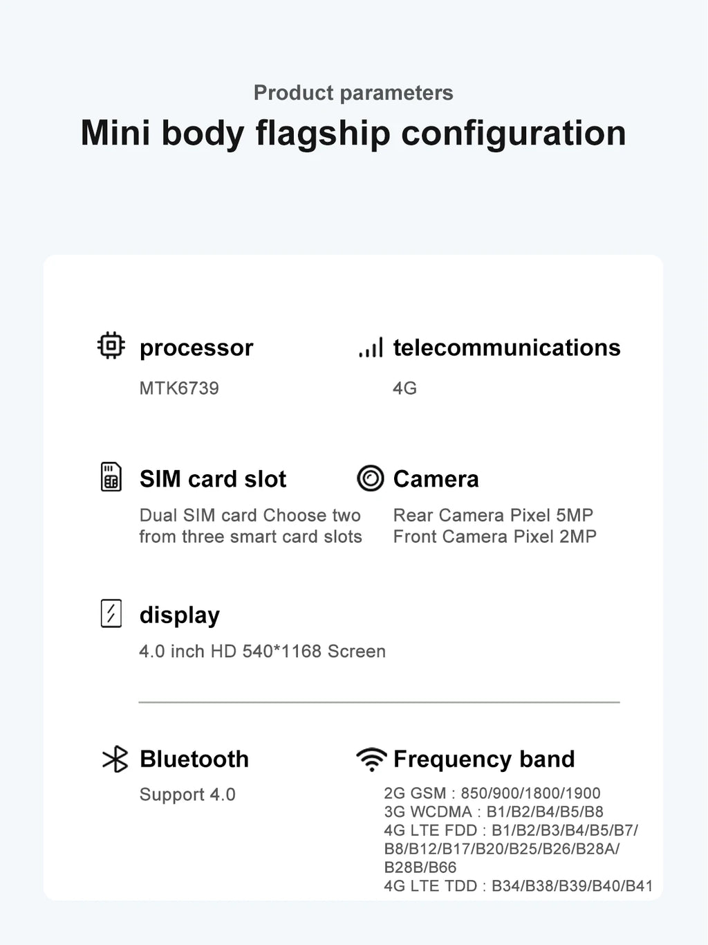 SERVO S27 MINI teléfono inteligente pequeño 4G LTE Android 12,0 OS 3GB + 64GB APP Store GPS 4,0 "pantalla completa de bolsillo teléfonos inteligentes 2 SIM en espera