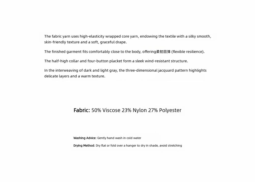 Suéter de Punto Trenzado con Cuello Alto y 4 Botones PROJECT 25 American Heritage para Hombre – Suéter Casual de Negocios de Lana Premium