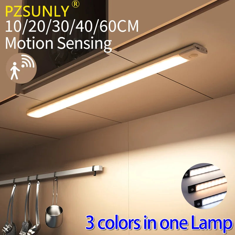 Luz LED de 3 Colores con Sensor para Armario