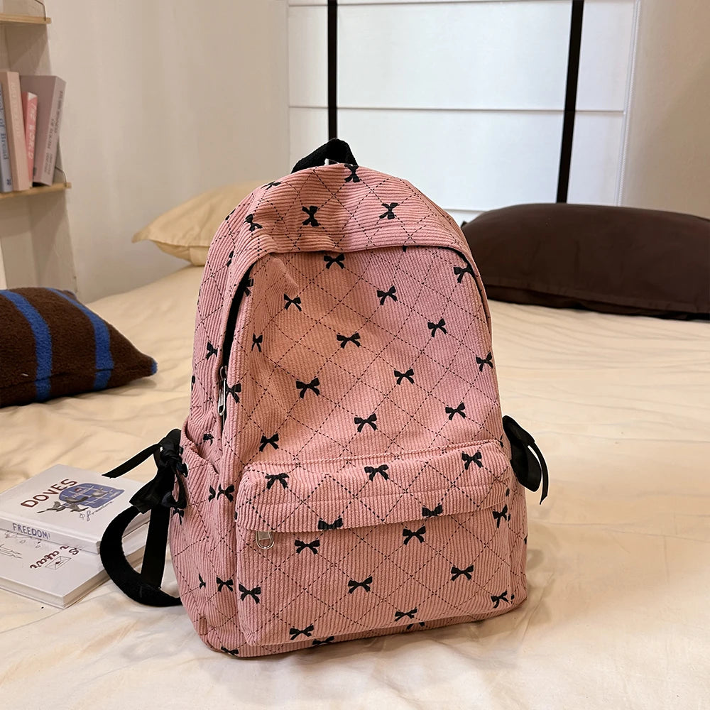 Mochila de Pana para Estudiantes Universitarios y Secundaria