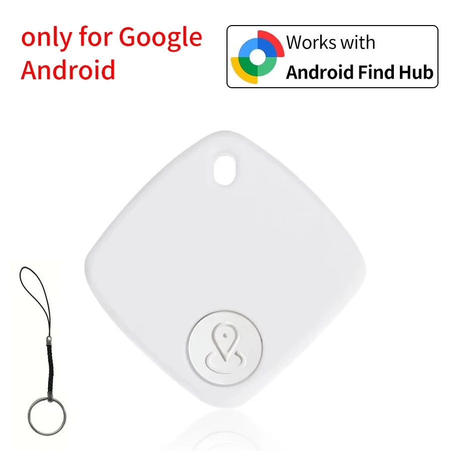 Mini dispositivo de seguimiento de mascotas, localizador de perros y gatos, rastreador GPS inteligente con Bluetooth, recordatorio antipérdida, funciona con la aplicación Findmy Android iOS