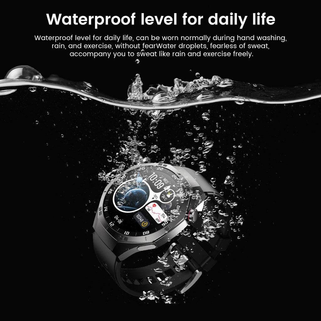 2025 nuevo reloj inteligente para hombres pantalla AMOLED GPS trayectoria de movimiento ritmo cardíaco llamadas Bluetooth SmartWatch impermeable