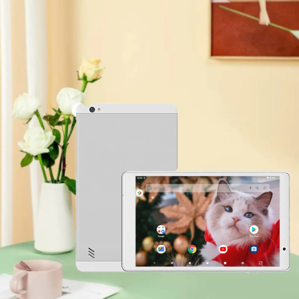 Tablet PC Google Play de 8'' con Android 11, Quad Core, 2GB de RAM, 32GB de ROM, A133, Pantalla IPS de 1280x800, Ultradelgada, Allwinner, Cámaras Duales, Wifi, Netbook
