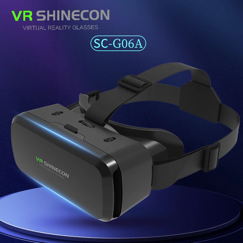 Gafas VR, Auriculares 3D, Dispositivos de Realidad Virtual, Casco, Lentes Viar, Gafas para Teléfono Inteligente, Controlador de Juegos Inteligente, Set de Visión