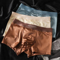 calzoncillos hombre , boxers hombre , boxers para hombre, calzoncillos boxers hombre, calzoncillos para hombre,calzoncillos de hombre , uomo boxers hombre, tipo satén de seda de hielo de lujo, 3 uds.