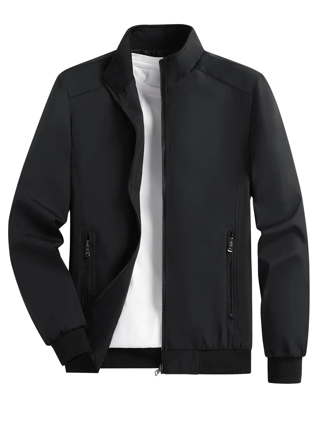 Cárdigan Hombre Cuello Levantado Primavera/Otoño – Chaqueta Versátil