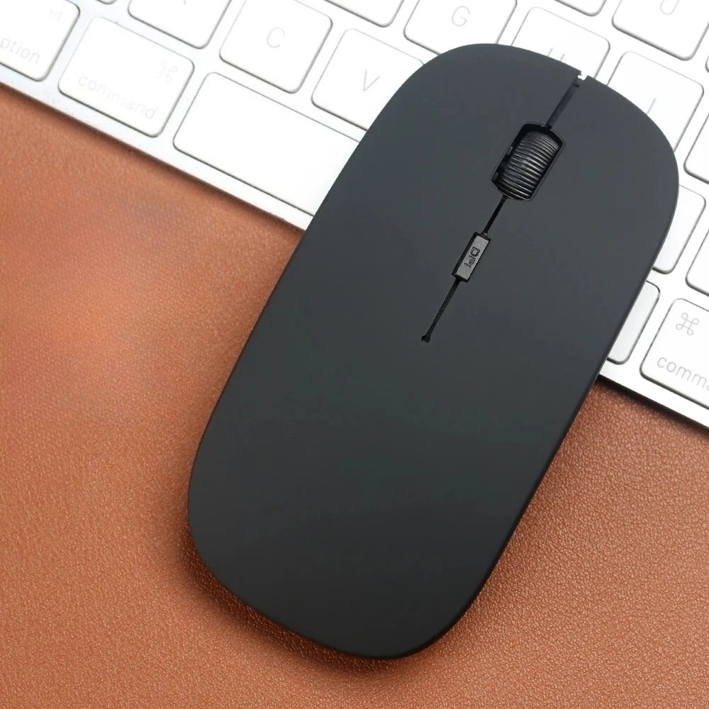 Nuevo ratón inalámbrico Bluetooth, ratón óptico recargable USB para ordenador, portátil, PC, Macbook, ratón para juegos, Gamer, 2,4 GHz, 1600DPI