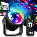 Luz LED Estroboscópica RGB con Control Remoto para Fiestas