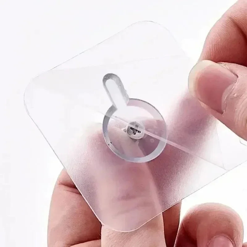 20 Piezas de Ganchos Autoadhesivos Resistentes y Versátiles, Transparentes, Sin Costuras, para Colgar Cuadros, Relojes, Adhesivos, Organizadores