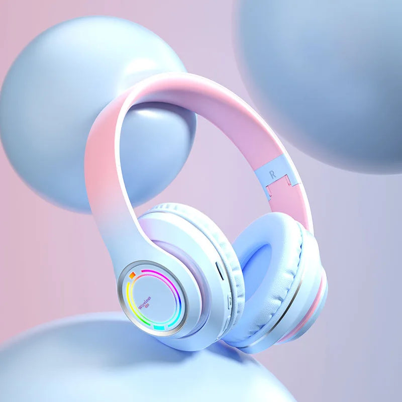 Auriculares Bluetooth Infantiles con Luces LED y Micrófono