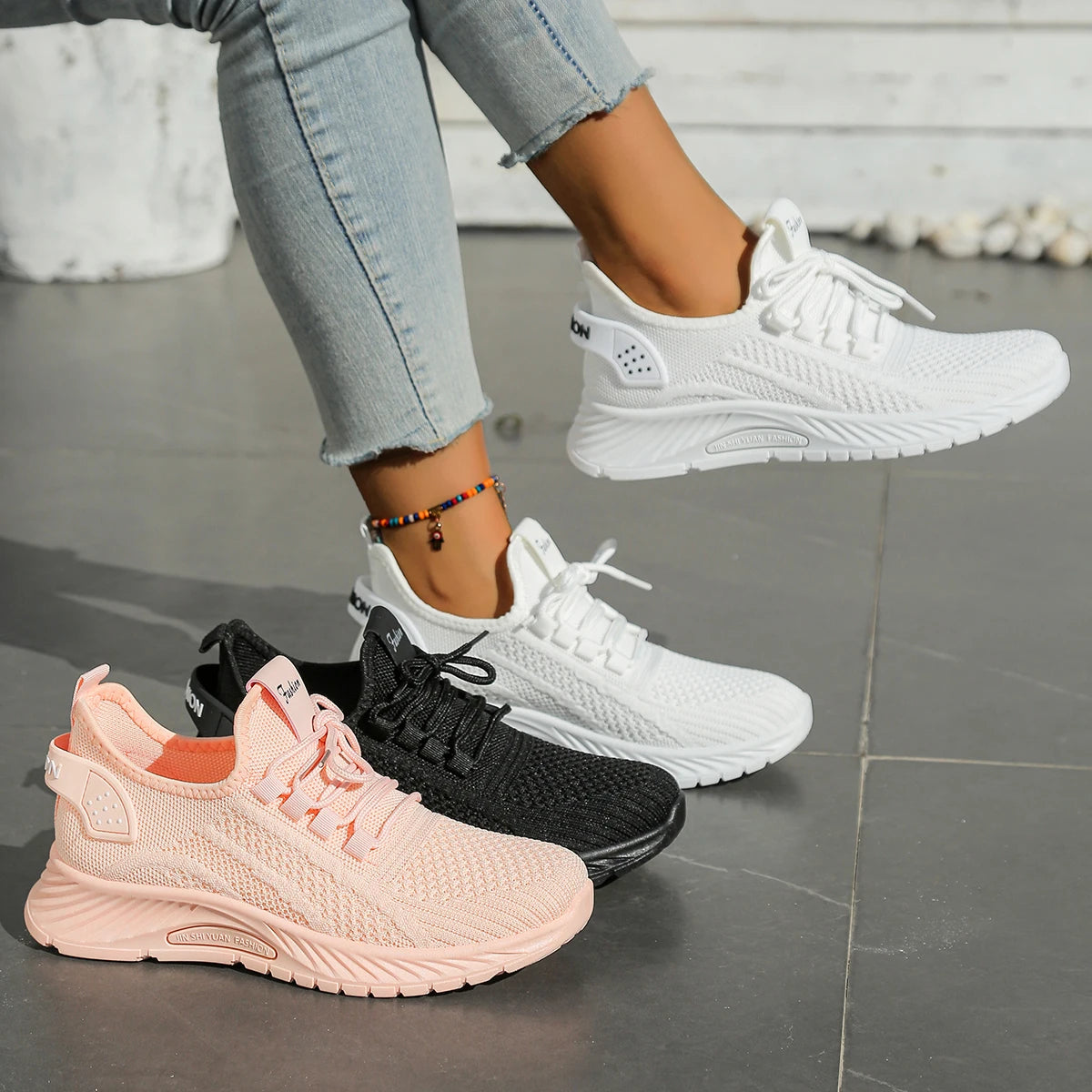 Zapatos de Mujer Verano 2026, Zapatos Deportivos Casuales para Mujer, Zapatillas Transpirables y Ligeras para Mayor Comodidad y Estilo