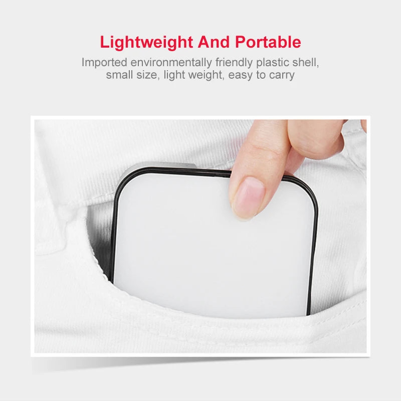 Luz LED de Relleno Recargable 6500K para Cámaras