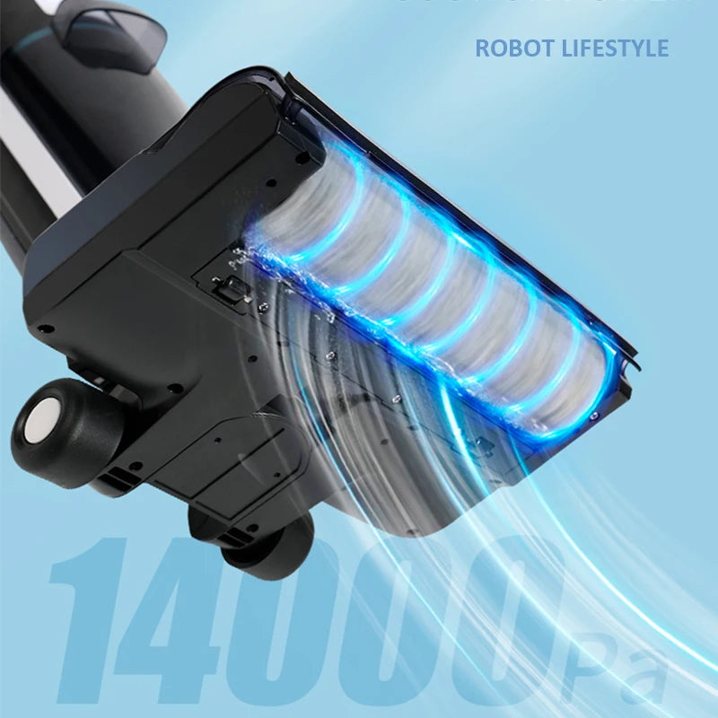 Aspiradora Inalámbrica en Seco y Húmedo RL8Pro, 14000Pa, Multisuperficie