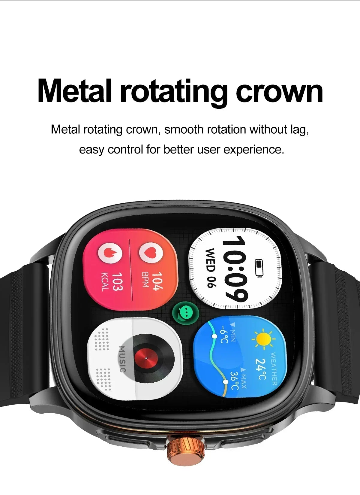 Reloj Inteligente Ultrafino NFC Oxígeno Sueño