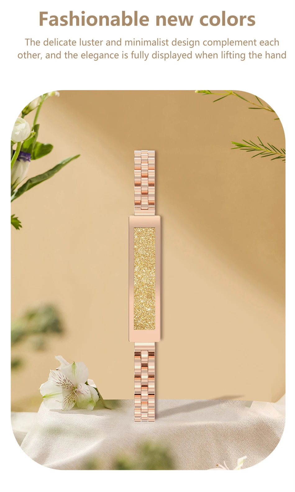 Pulsera inteligente LIGE para mujer con Bluetooth y monitoreo de salud