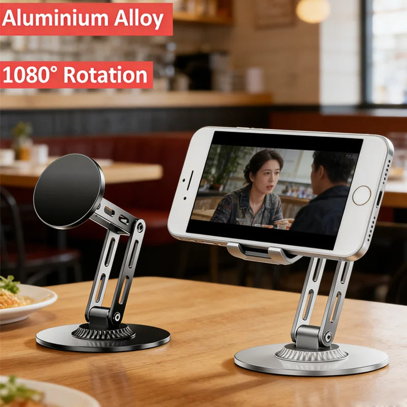 1080 °   Soporte Magnético Giratorio para Teléfono de Escritorio, Soporte Magnético para Coche, para Smartphone, GPS, Móvil, Celular, para iPhone 17, Samsung, Xiaomi