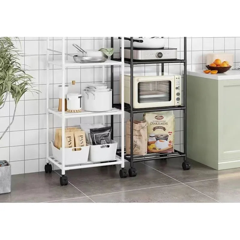 Carrito de almacenamiento multinivel para cocina y baño