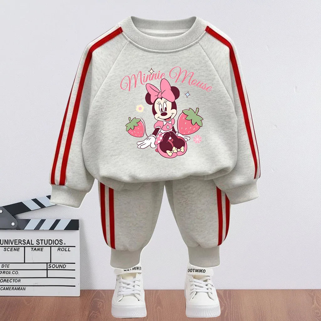 Conjuntos de ropa para niños, sudaderas con capucha y pantalones de rayas laterales, conjunto de sudaderas informales de dos piezas, nuevo estilo, primavera 2026