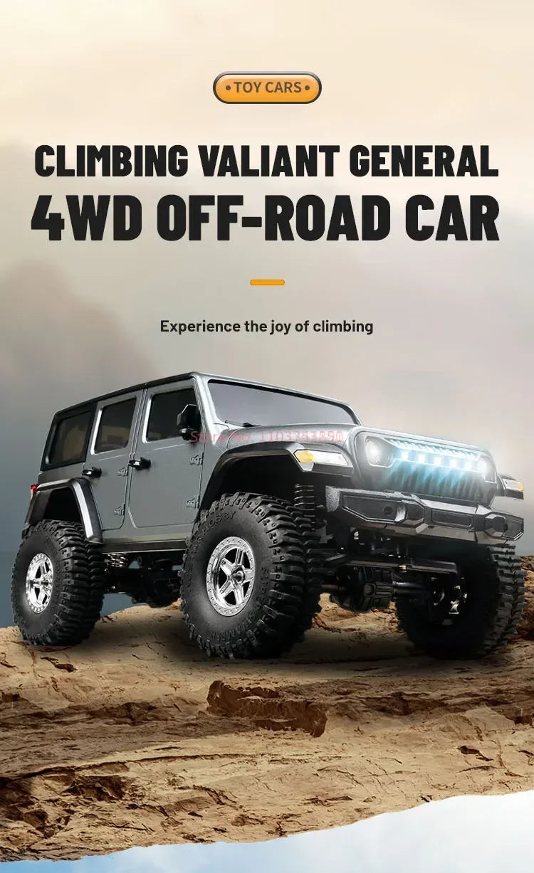 JJRC C8801 PRO 1/18 Coche Todoterreno con Suspensión 4WD Totalmente Proporcional, Coche RC Eléctrico, Modelo de Juguete para Niños, Regalo