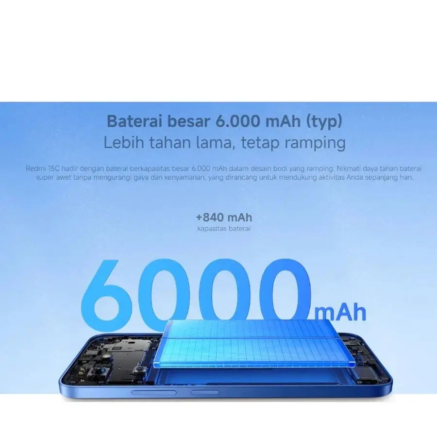Redmi 15C 5G 8+256GB | Pantalla 6.88" | Batería 6000mAh