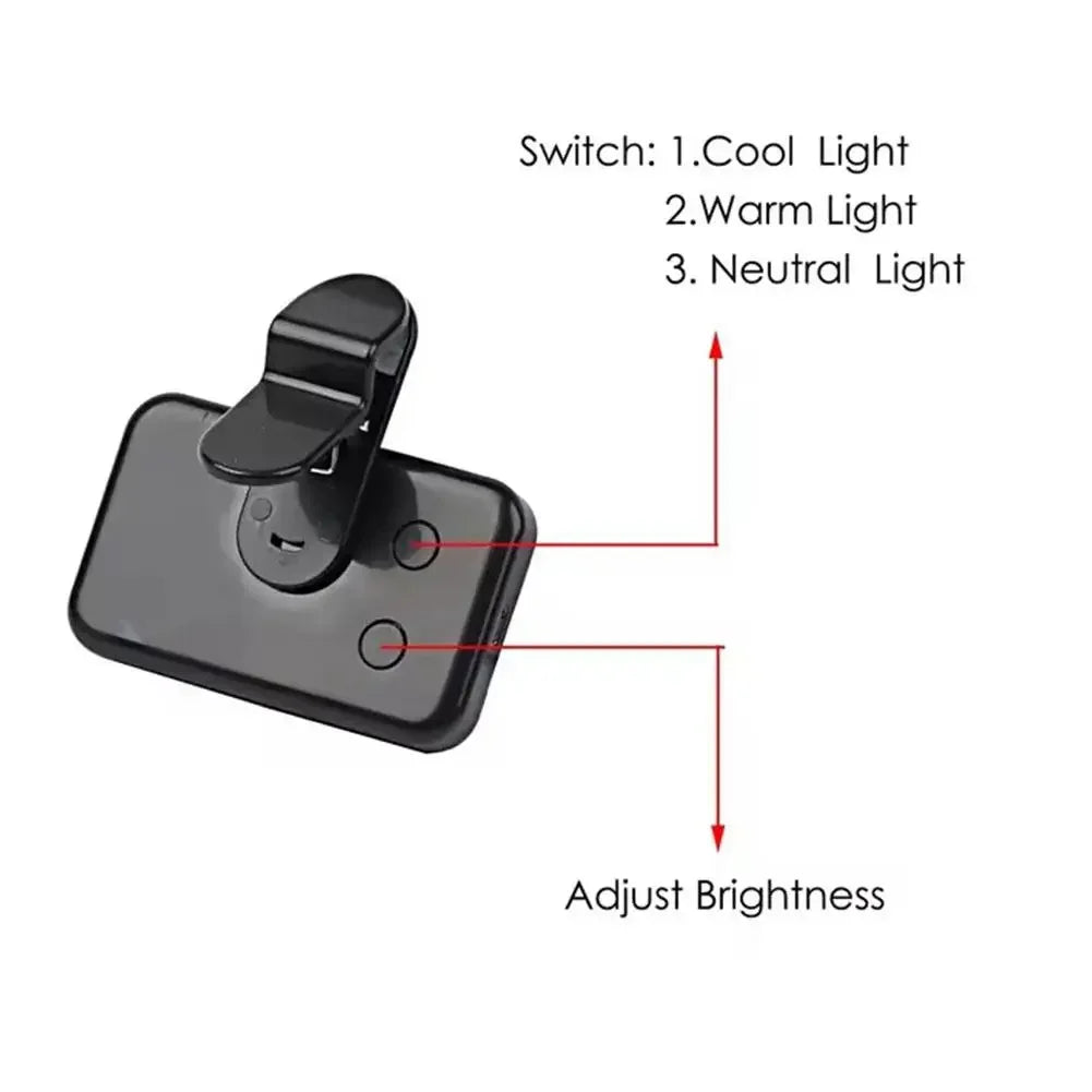 Mini Luz LED para Selfie Portátil con Clip