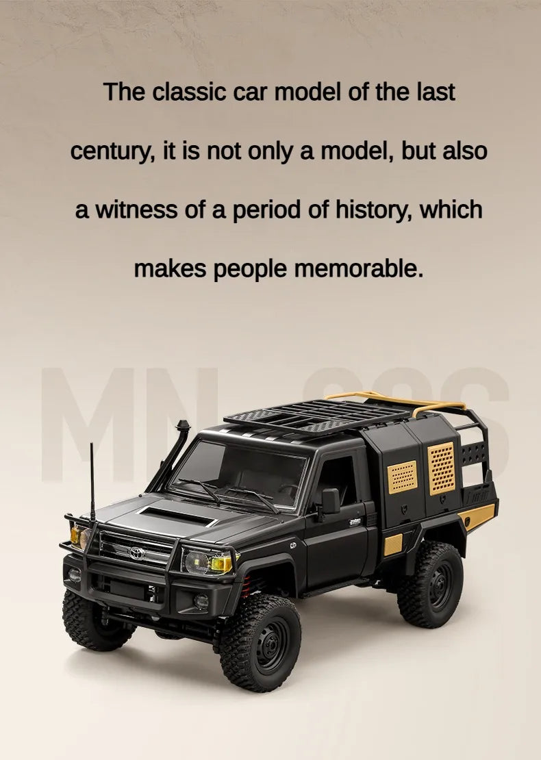 ZWN MN82 MN82S LC79 1/12 camioneta corta RC a escala completa 4WD Control remoto escalada todoterreno coche juguetes para niños regalos de navidad