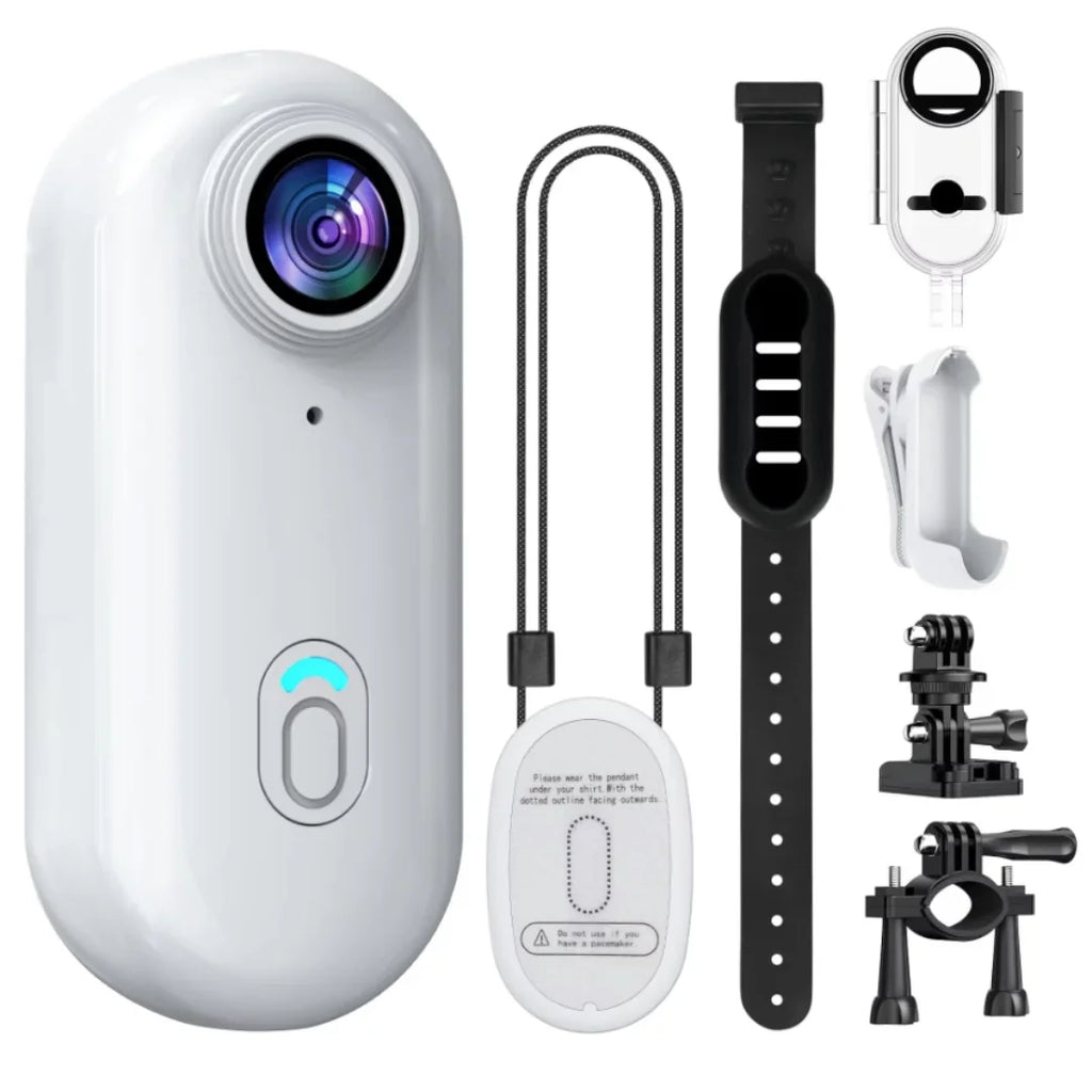 Cámara de acción 4K para bicicleta y moto con WiFi y accesorios de montaje
