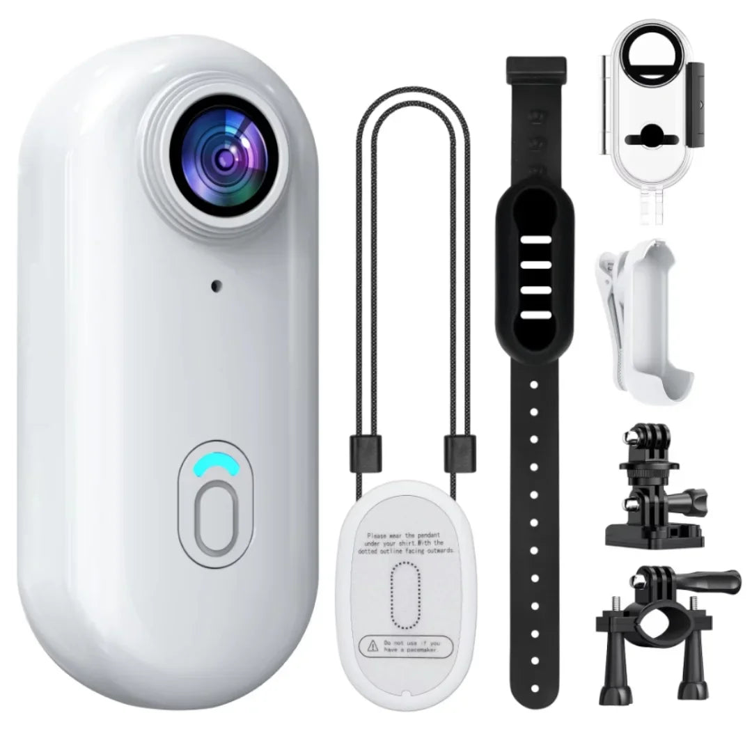 Cámara de acción 4K para bicicleta y moto con WiFi y accesorios de montaje