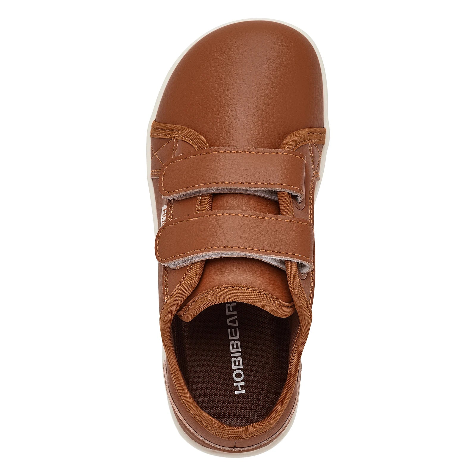 Zapatillas Descalzas para Niños HOBIBEAR |   Cierre de Gancho y Bucle |   Zapatos de punta ancha |   Zapatillas Deportivas Minimalistas Ligeras de Cuero Sintético