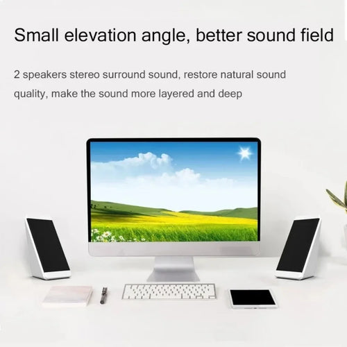 Altavoz De ordenador, caja De sonido para PC, música para ordenador portátil, Caixa De Som, sistema De Audio estéreo USB portátil, deflector acústico, Baffe alto