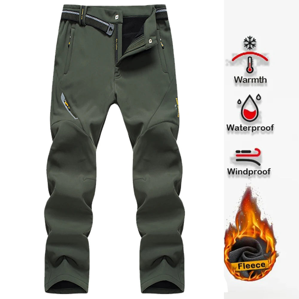 Pantalones Softshell para Hombre, Senderismo y Deportes al Aire Libre