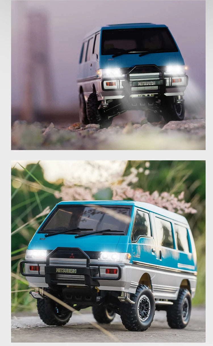 Auto RC Todoterreno LDRC LD1296 1/12 con Caja de Cambios Metálica y LED
