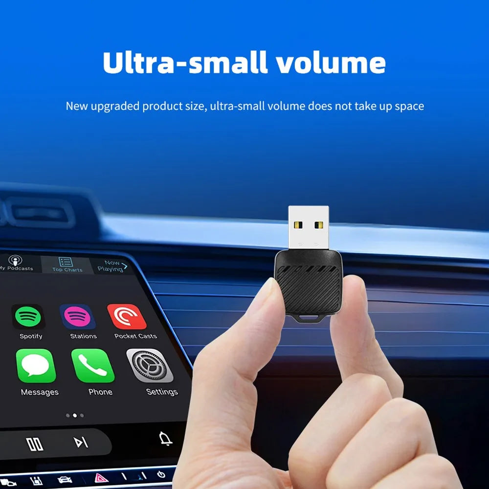 Adaptador inalámbrico CarPlay Android Auto 2 en 1, Dongle para coche, conexión automática Plug & Play para iPhone y Android, coche con cable de fábrica