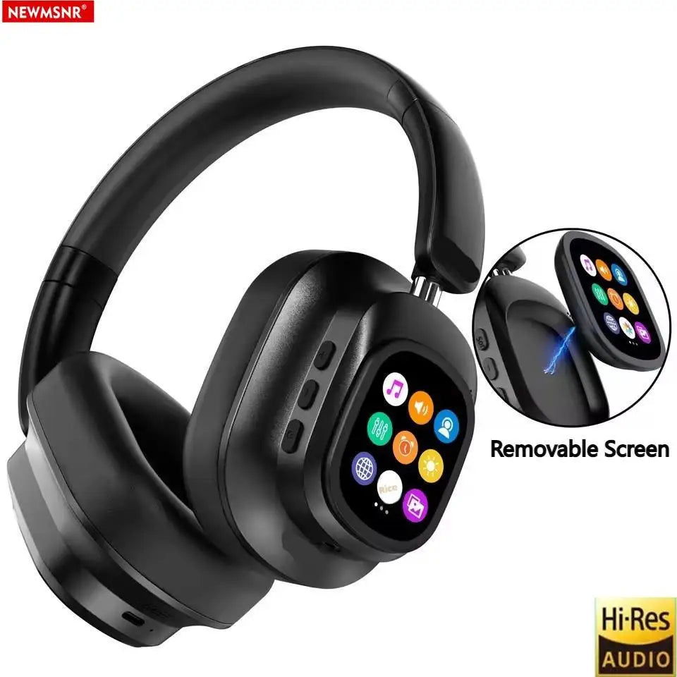 Auriculares Bluetooth ANC con Pantalla LCD y Micrófono HD